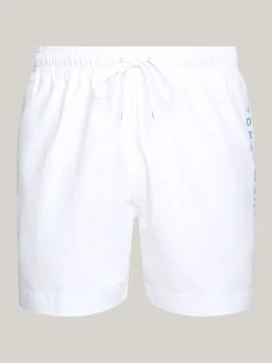 Stroje Kąpielowe*Tommy Hilfiger Szorty Do Pływania TH Original Z Troczkami TH OPTIC WHITE