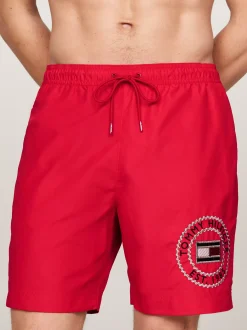 Stroje Kąpielowe*Tommy Hilfiger Szorty Do Pływania Z Logo Hilfiger PRIMARY RED