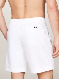 Stroje Kąpielowe*Tommy Hilfiger Szorty Do Pływania Z Logo Hilfiger WHITE