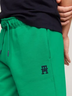 Spodnie, Szorty I Spódnice|Spodnie I Szorty*Tommy Hilfiger Szorty Dresowe TH Monogram OLYMPIC GREEN