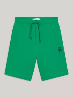 Spodnie, Szorty I Spódnice|Spodnie I Szorty*Tommy Hilfiger Szorty Dresowe TH Monogram OLYMPIC GREEN