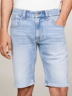 Szorty*Tommy Hilfiger Szorty Jeansowe Ronnie Z Efektem Wyblaknięcia DENIM LIGHT