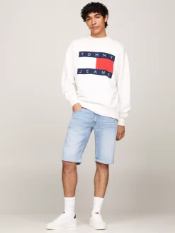 Szorty*Tommy Hilfiger Szorty Jeansowe Ronnie Z Efektem Wyblaknięcia DENIM LIGHT