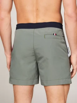Stroje Kąpielowe*Tommy Hilfiger Szorty Kąpielowe Z Flagą Hilfiger STONEWASH GREEN