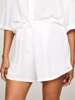 Stroje Kąpielowe*Tommy Hilfiger Szorty Plażowe TH Essential WHITE