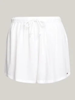 Stroje Kąpielowe*Tommy Hilfiger Szorty Plażowe TH Essential WHITE