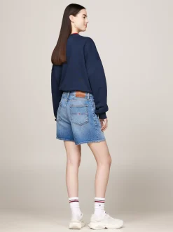 Szorty*Tommy Hilfiger Szorty Z Denimu Z Bardzo Wysokim Stanem DENIM MEDIUM