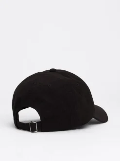Czapki Z Daszkiem|Czapki I Szaliki*Tommy Hilfiger Sztruksowa Czapka Z Daszkiem Heritage BLACK