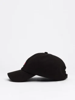Czapki Z Daszkiem|Czapki I Szaliki*Tommy Hilfiger Sztruksowa Czapka Z Daszkiem Heritage BLACK