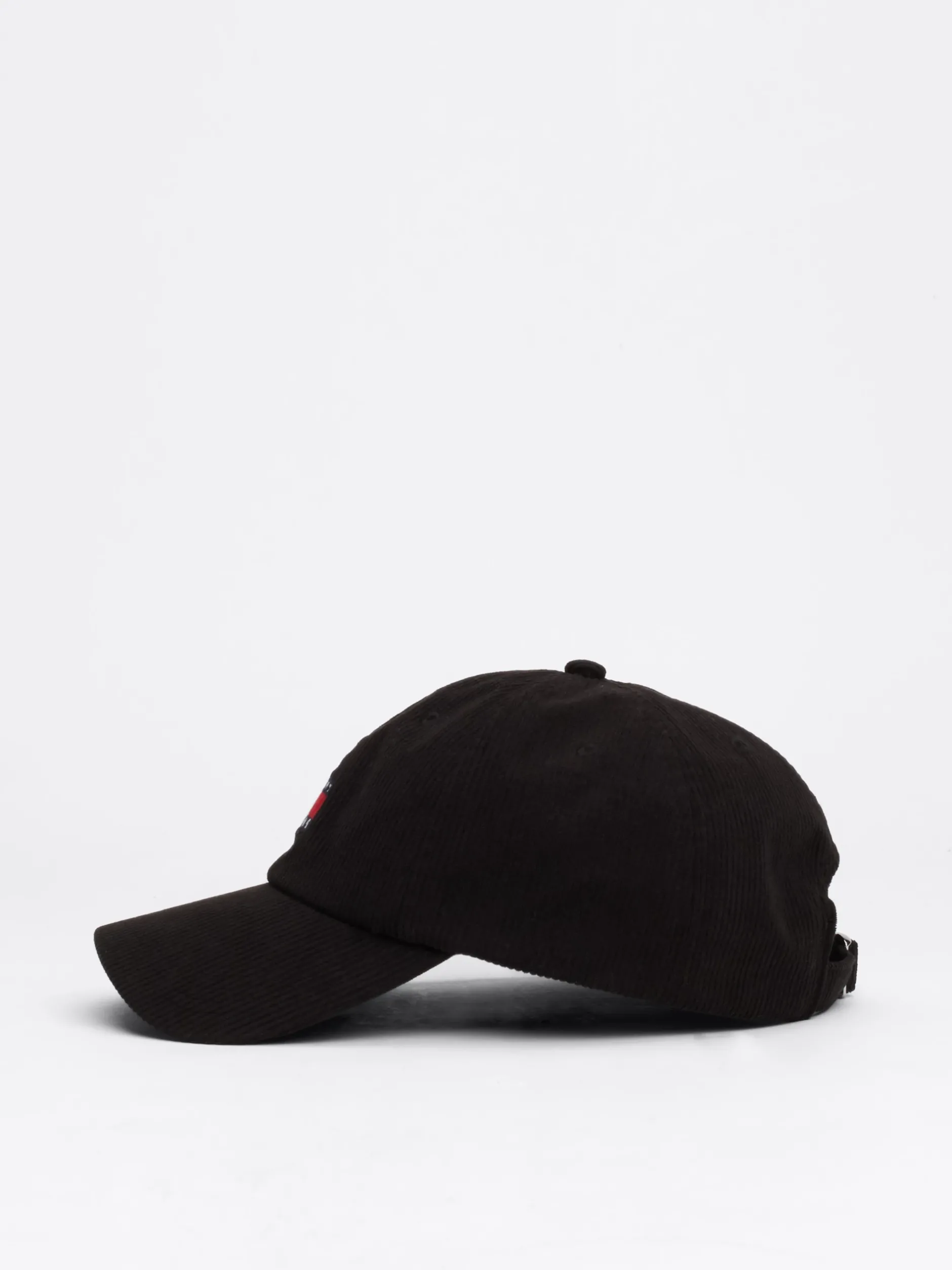 Czapki Z Daszkiem|Czapki I Szaliki*Tommy Hilfiger Sztruksowa Czapka Z Daszkiem Heritage BLACK