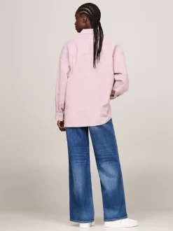Koszule & Bluzki*Tommy Hilfiger Sztruksowa Koszula Wierzchnia O Kroju Oversize VALLEY GRAPE