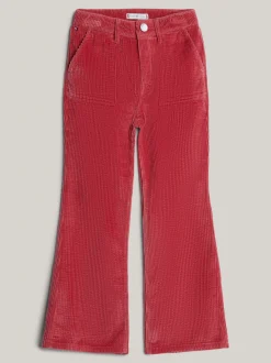 Spodnie, Szorty I Spódnice*Tommy Hilfiger Sztruksowe Spodnie Adaptive HERITAGE PINK