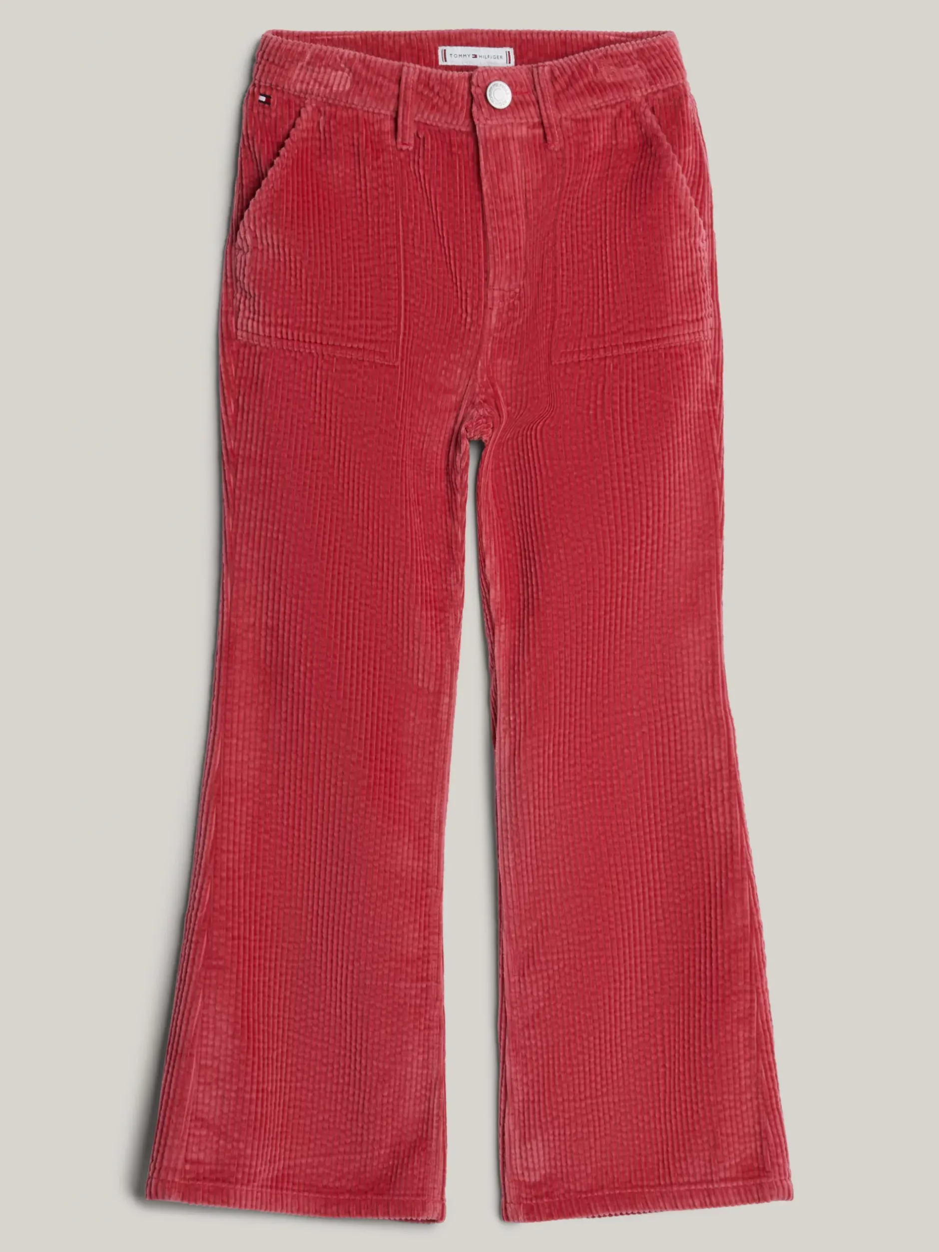 Spodnie, Szorty I Spódnice*Tommy Hilfiger Sztruksowe Spodnie Adaptive HERITAGE PINK