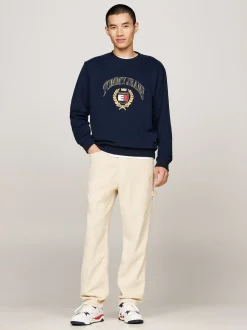 Spodnie*Tommy Hilfiger Sztruksowe Spodnie Typu Skater NEWSPRINT