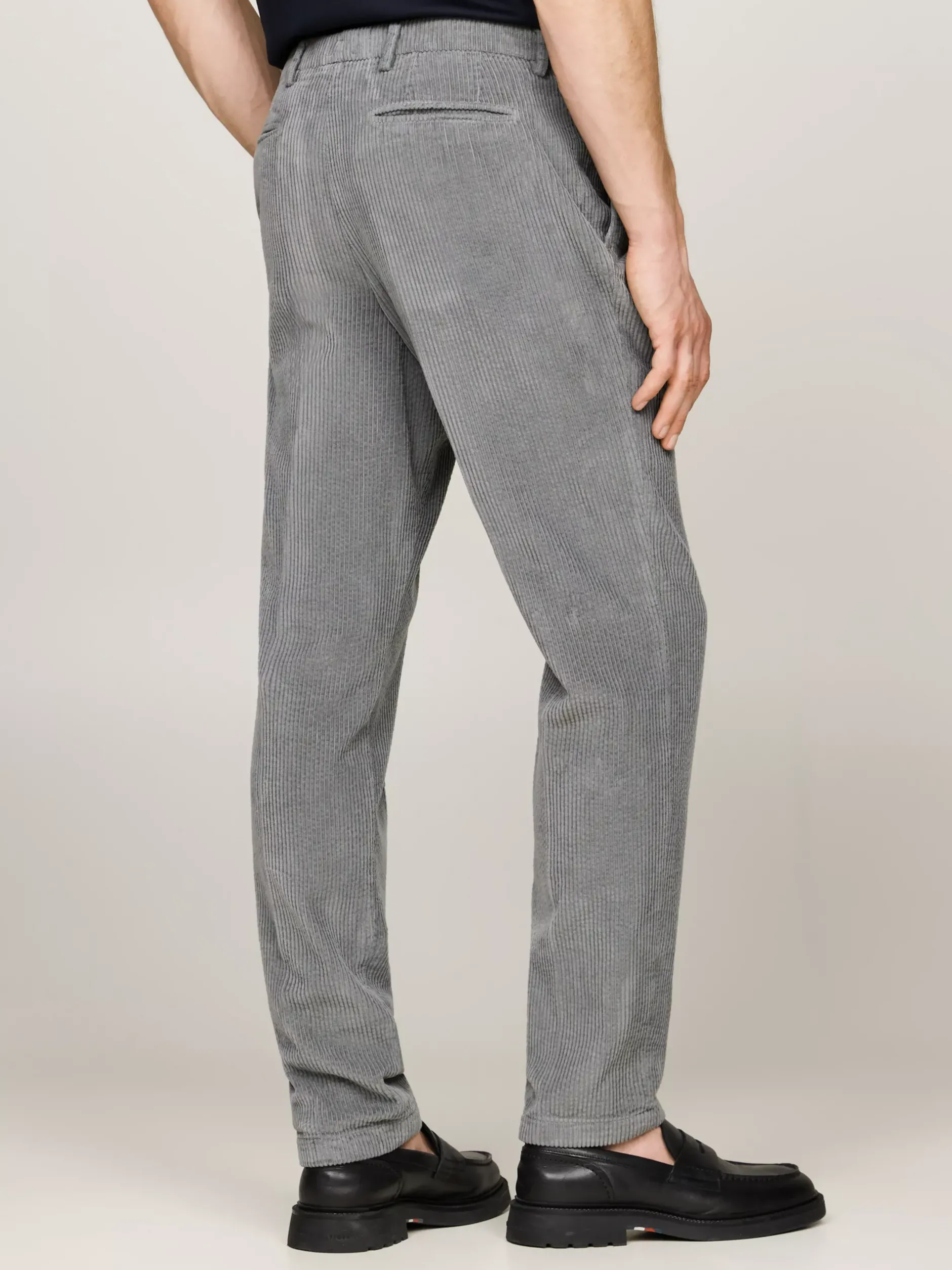 Garnitury I Kostiumy*Tommy Hilfiger Sztruksowy Garnitur O Wąskim Kroju GREY