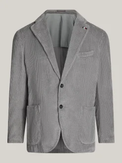Garnitury I Kostiumy*Tommy Hilfiger Sztruksowy Garnitur O Wąskim Kroju GREY