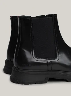 Sztyblety|Buty*Tommy Hilfiger Sztyblety Z Ciepłą Wyściółką BLACK