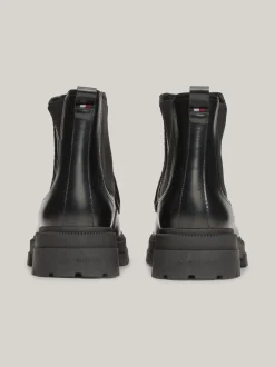 Sztyblety|Buty*Tommy Hilfiger Sztyblety Z Lakierowanej Skóry BLACK