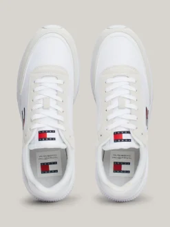 Sneakersy*Tommy Hilfiger Teksturowane Buty Do Biegania Z Protektorem WHITE