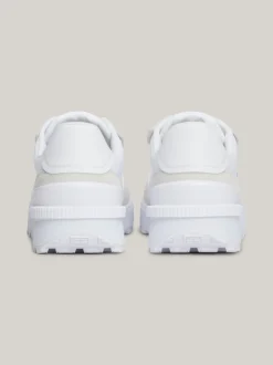 Sneakersy*Tommy Hilfiger Teksturowane Buty Do Biegania Z Protektorem WHITE