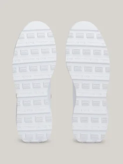 Sneakersy*Tommy Hilfiger Teksturowane Buty Do Biegania Z Protektorem WHITE