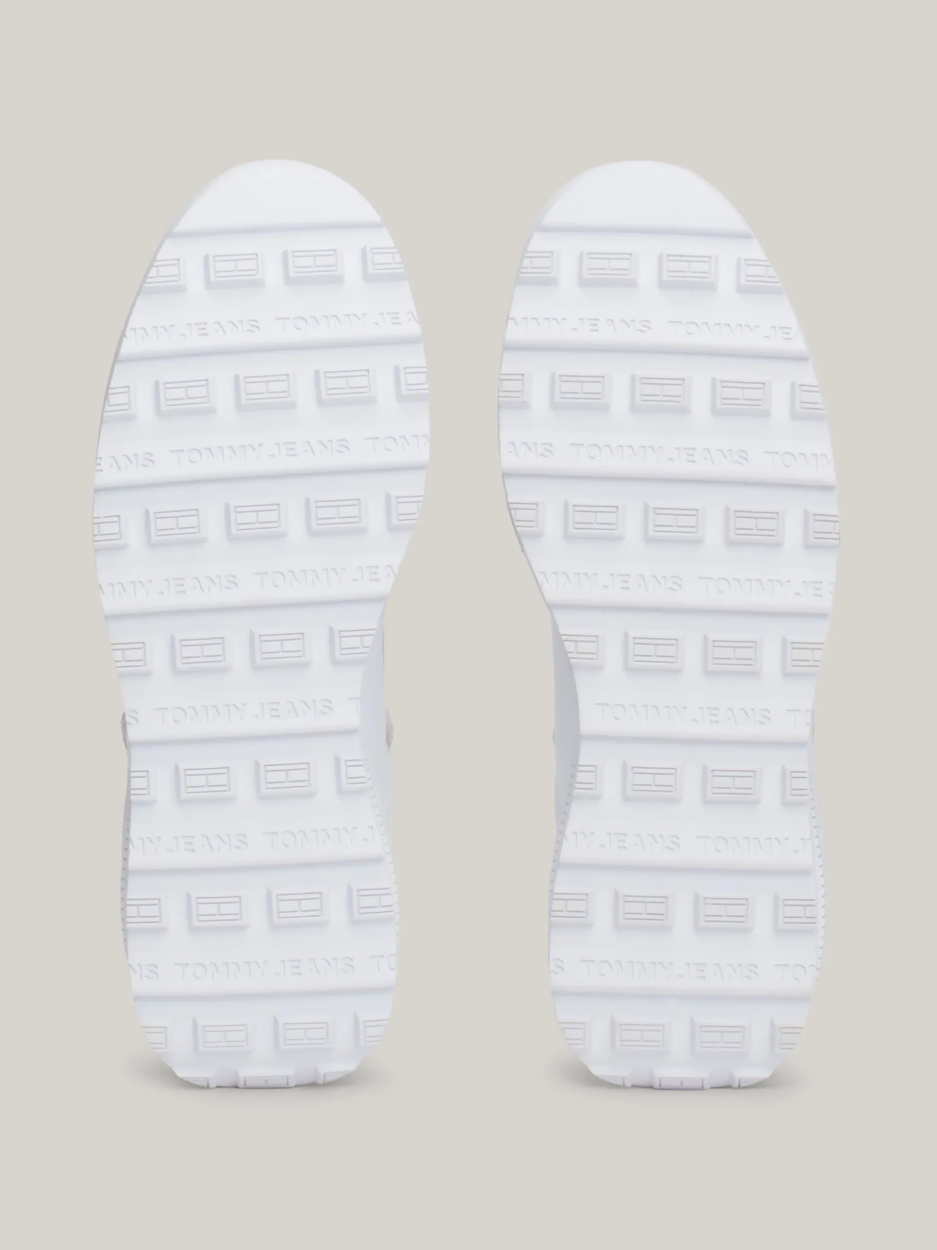 Sneakersy*Tommy Hilfiger Teksturowane Buty Do Biegania Z Protektorem WHITE
