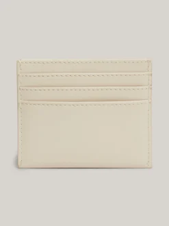 Portfele & Breloczki Do Kluczy*Tommy Hilfiger Teksturowane Etui Na Karty CLASSIC BEIGE