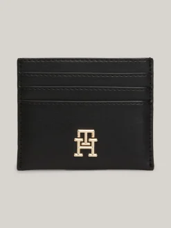 Portfele & Breloczki Do Kluczy*Tommy Hilfiger Teksturowane Etui Na Karty BLACK