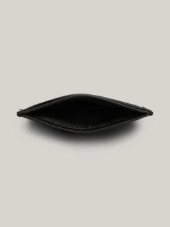 Portfele & Breloczki Do Kluczy*Tommy Hilfiger Teksturowane Etui Na Karty BLACK