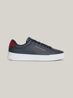 Sneakersy*Tommy Hilfiger Tenisówki Essential O Groszkowej Fakturze DESERT SKY
