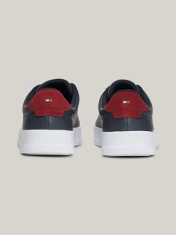 Sneakersy*Tommy Hilfiger Tenisówki Essential O Groszkowej Fakturze DESERT SKY