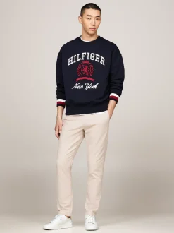 White Trainers|Sneakersy*Tommy Hilfiger Tenisówki Essential O Groszkowej Fakturze ECRU