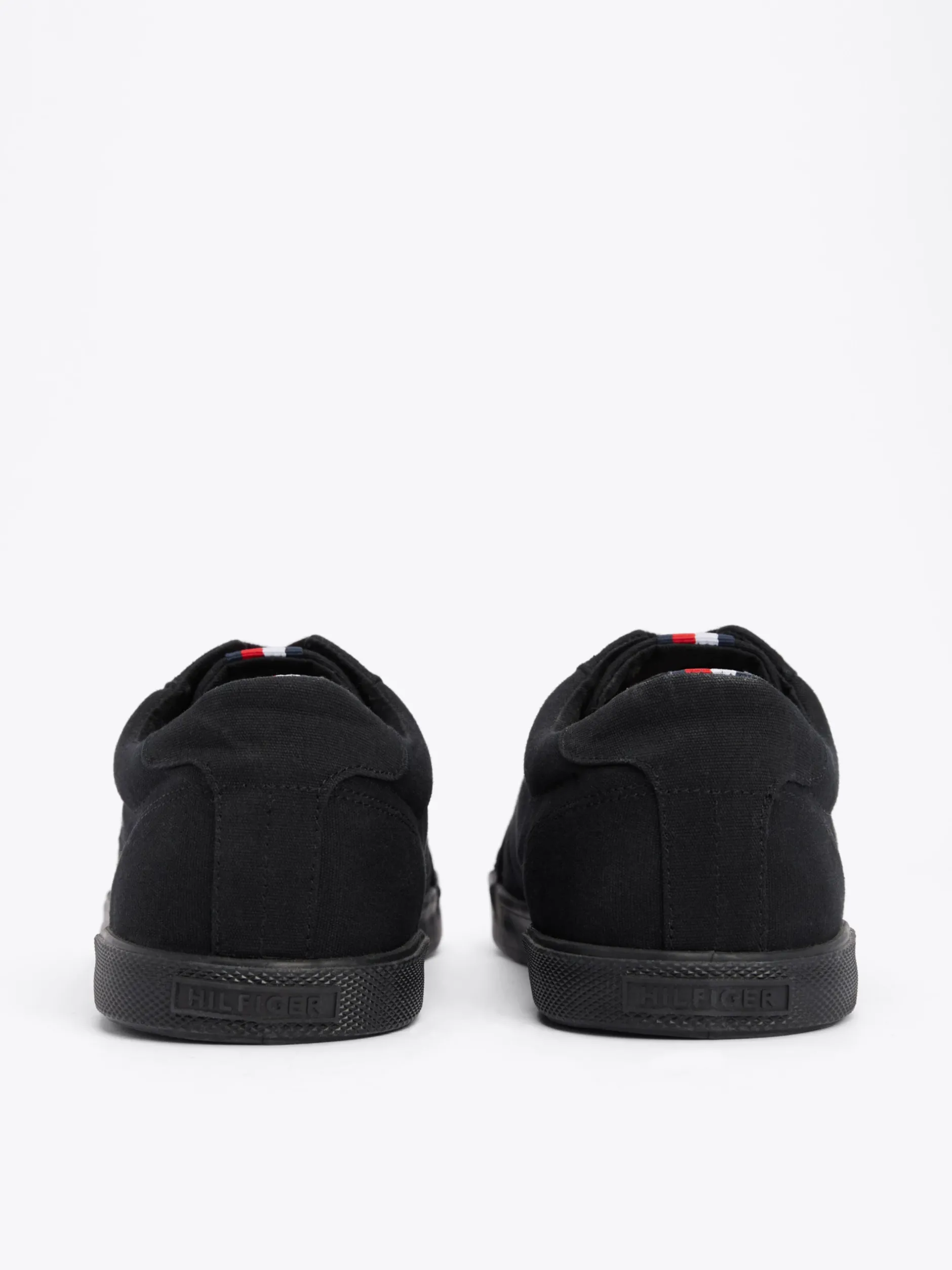 Sneakersy*Tommy Hilfiger Tenisówki Płócienne Sznurowane BLACK / BLACK