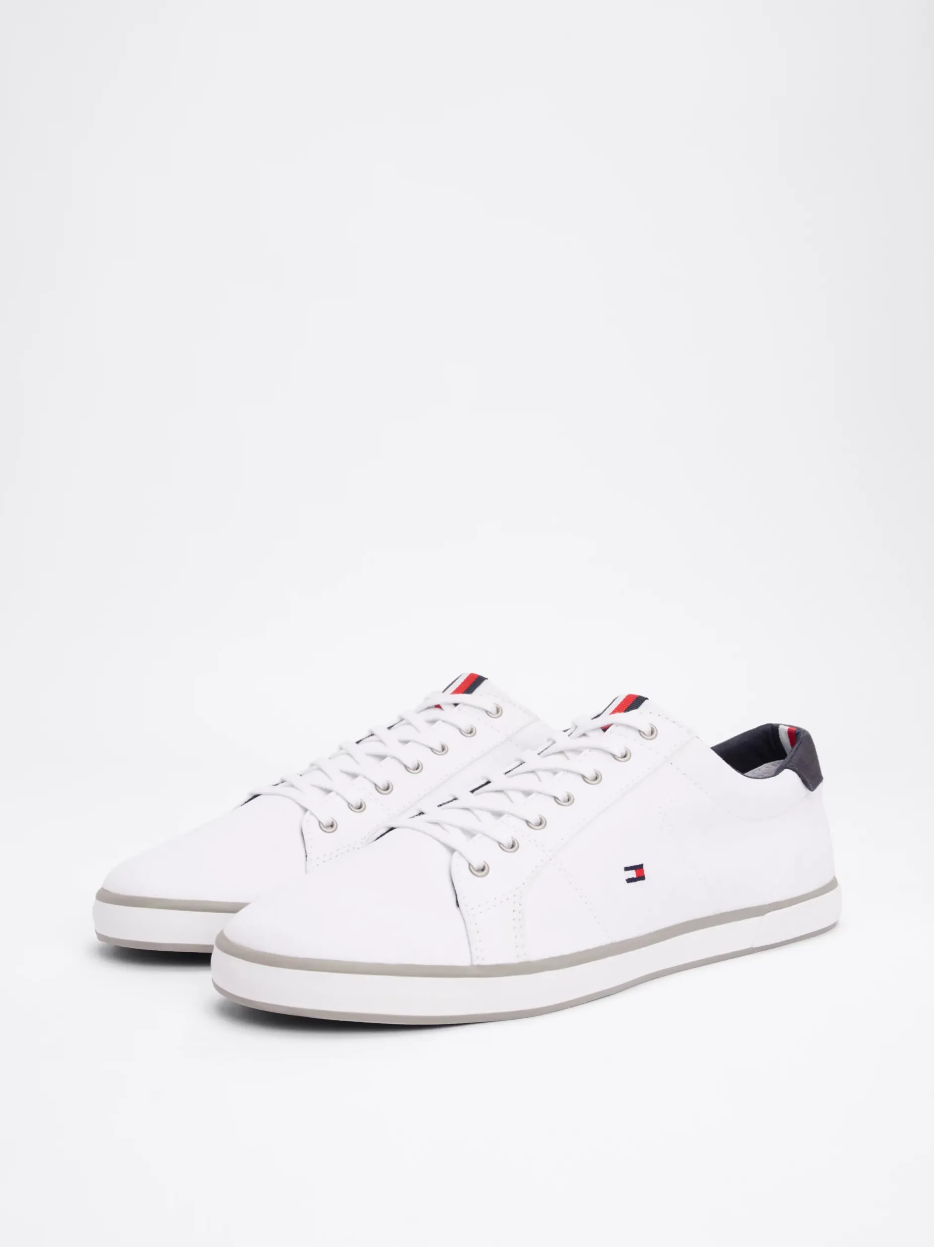 White Trainers|Sneakersy*Tommy Hilfiger Tenisówki Płócienne Sznurowane WHITE