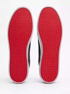 Sneakersy*Tommy Hilfiger Tenisówki Płócienne Sznurowane MIDNIGHT