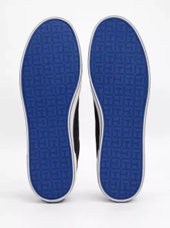 Sneakersy*Tommy Hilfiger Tenisówki Płócienne Sznurowane BLACK
