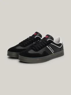 Sneakersy*Tommy Hilfiger Tenisówki The Greenwich Z Kolorowymi Akcentami BLACK