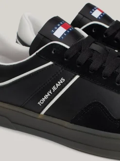 Sneakersy*Tommy Hilfiger Tenisówki The Greenwich Z Kolorowymi Akcentami BLACK