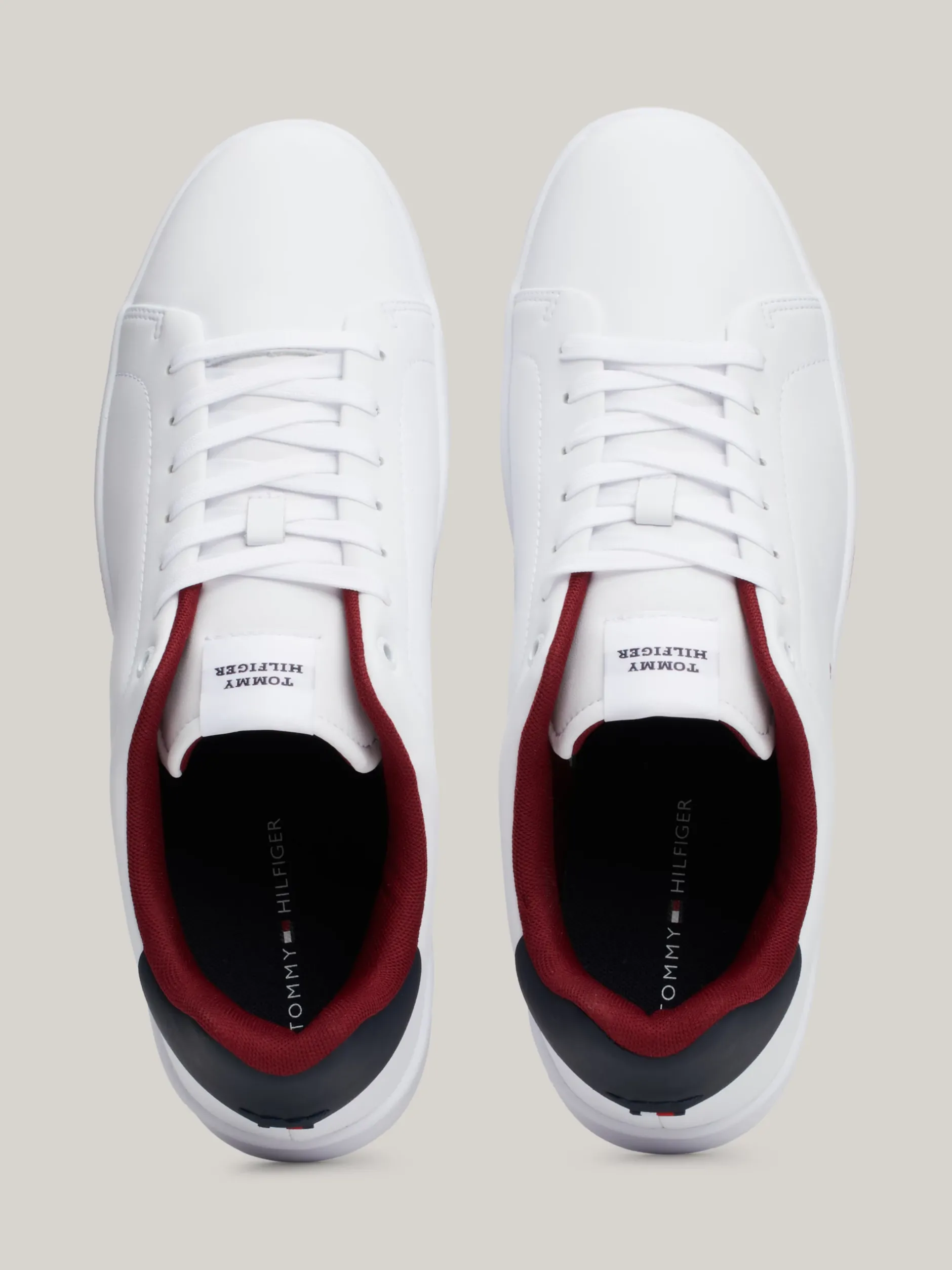 White Trainers|Sneakersy*Tommy Hilfiger Tenisówki Z Podeszwą Typu Cupsole WHITE