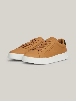 Sneakersy*Tommy Hilfiger Tenisówki Ze Skóry Nubukowej SAHARA