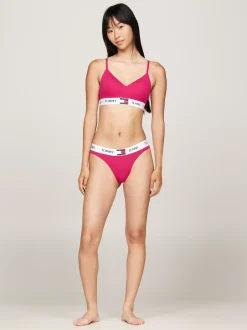 Figi|Bielizna*Tommy Hilfiger Thongi Heritage Z Logo Na Pasku GYPSY ROSE
