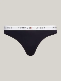 Figi|Bielizna*Tommy Hilfiger Thongi Hilfiger Icon Z Logo W Talii DESERT SKY