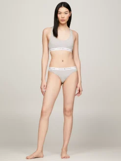 Figi|Bielizna*Tommy Hilfiger Thongi Hilfiger Icon Z Logo W Talii LIGHT GREY HEATHER
