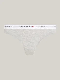 Figi|Bielizna*Tommy Hilfiger Thongi Hilfiger Icon Z Logo W Talii LIGHT GREY HEATHER