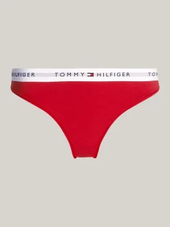Figi|Bielizna*Tommy Hilfiger Thongi Hilfiger Icon Z Logo W Talii PRIMARY RED