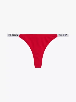 Figi|Bielizna*Tommy Hilfiger Thongi TH Heritage Z Logo PRIMARY RED