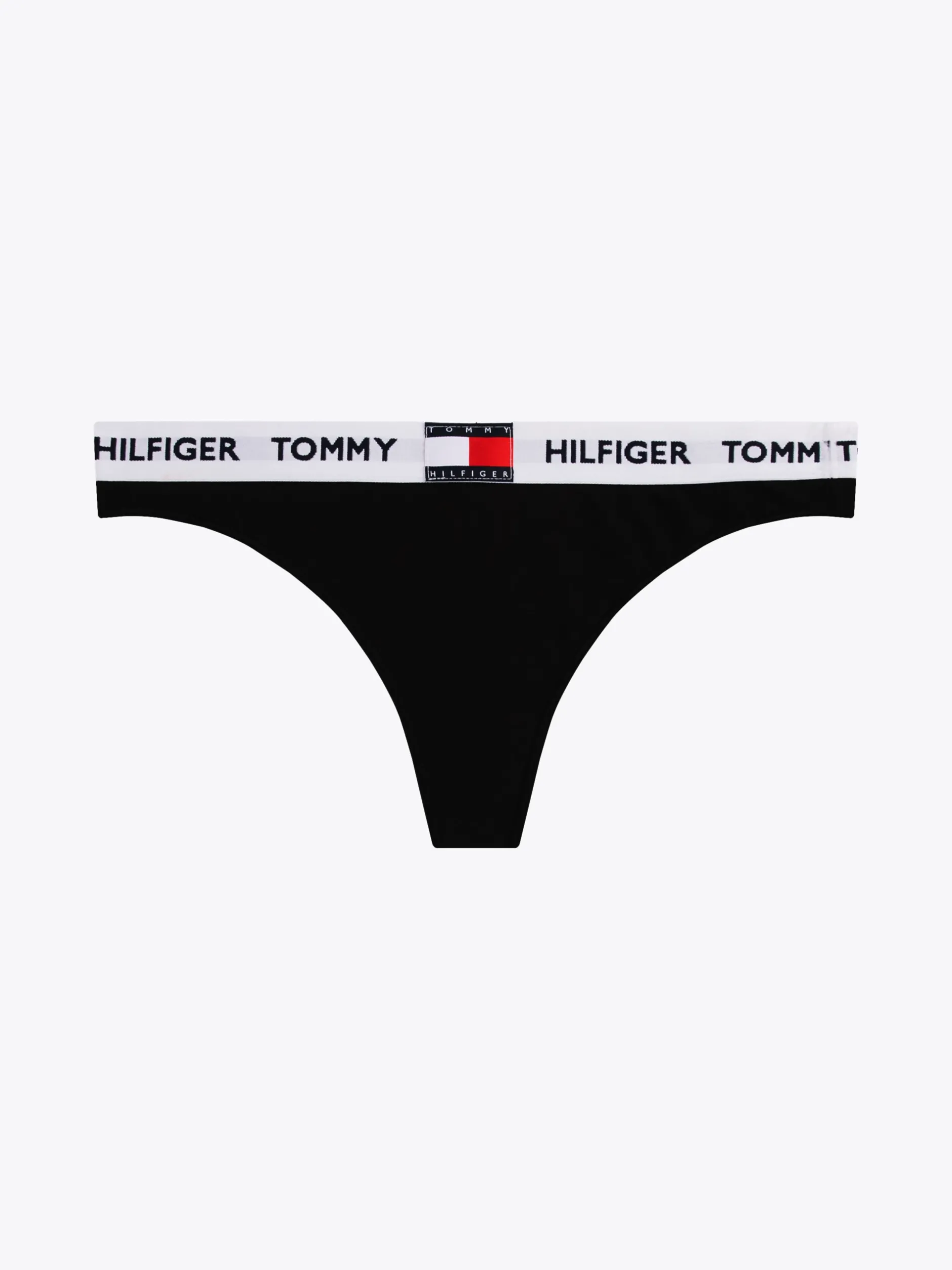 Figi|Bielizna*Tommy Hilfiger Thongi TH Heritage Z Logo BLACK