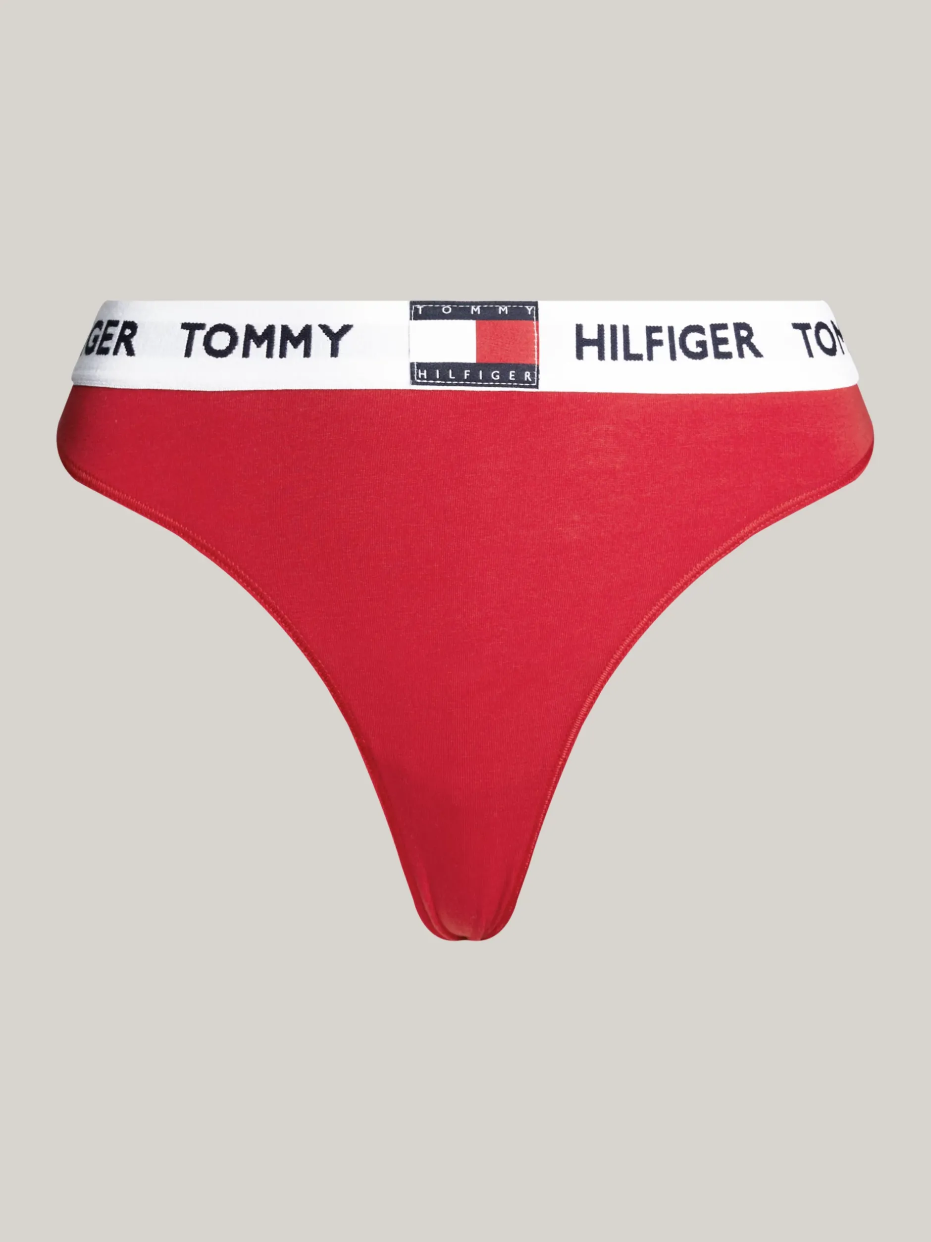 Figi|Bielizna*Tommy Hilfiger Thongi TH Heritage Z Logo PRIMARY RED