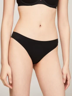 Figi|Bielizna*Tommy Hilfiger Thongi TH Z Bardzo Miękkiego Materiału BLACK