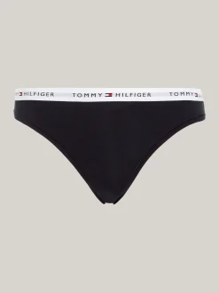 Figi|Bielizna*Tommy Hilfiger Thongi Tommy Icons Curve Z Logo Na Pasku DESERT SKY